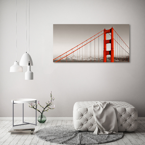 Canvas wall art San Francisco bridge