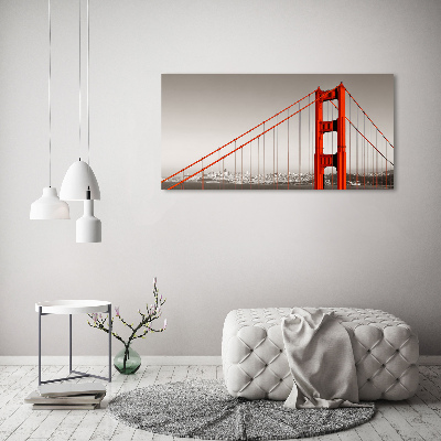 Canvas wall art San Francisco bridge