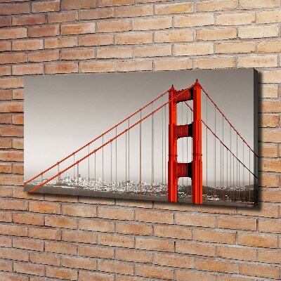 Canvas wall art San Francisco bridge