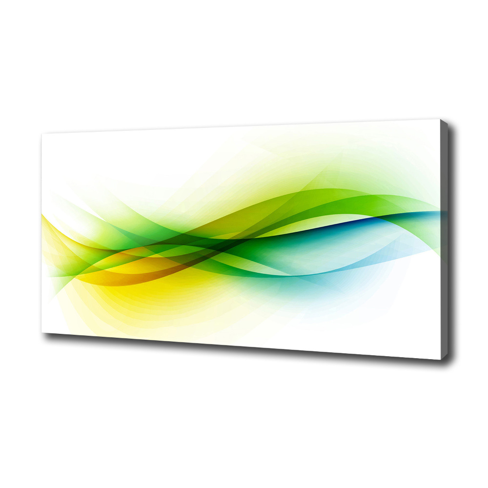 Canvas wall art Wave abstraction