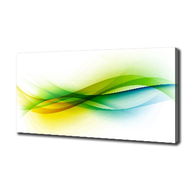 Canvas wall art Wave abstraction