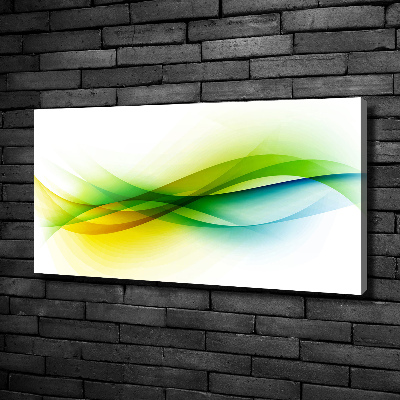 Canvas wall art Wave abstraction