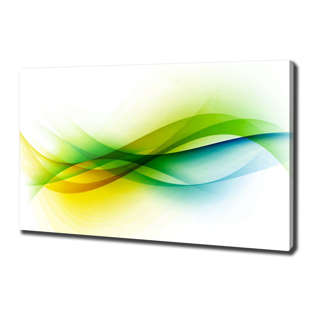 Canvas wall art Wave abstraction