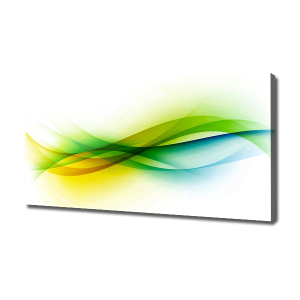 Canvas wall art Wave abstraction