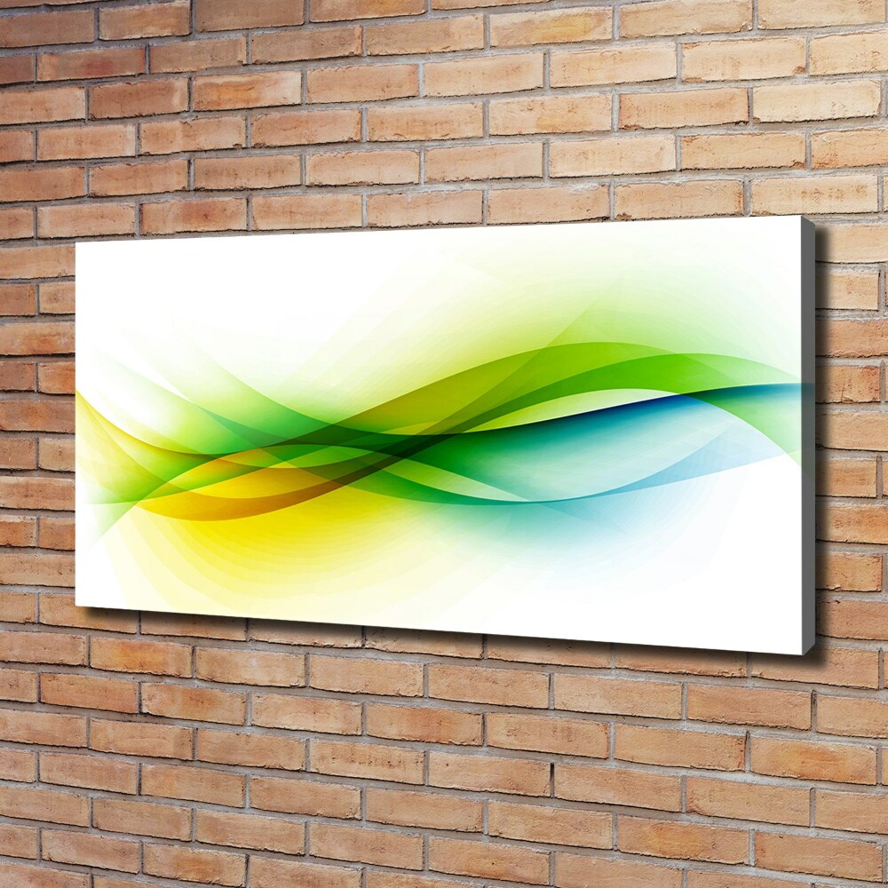 Canvas wall art Wave abstraction