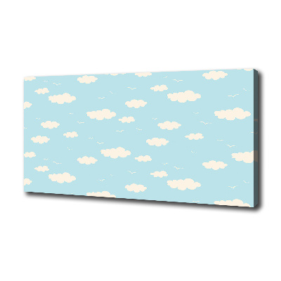 Canvas wall art Clouds