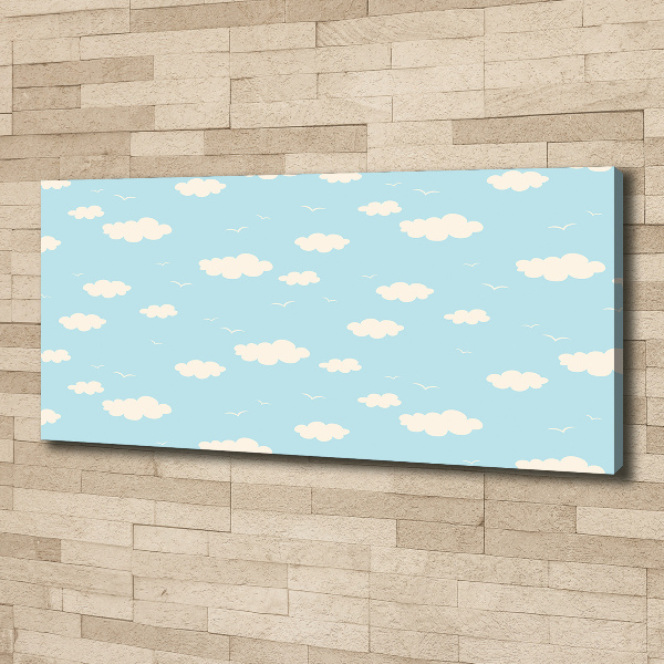 Canvas wall art Clouds