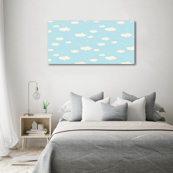 Canvas wall art Clouds