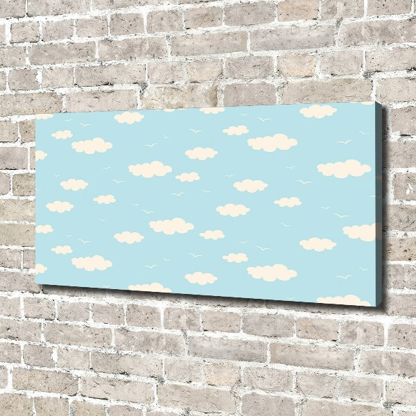 Canvas wall art Clouds