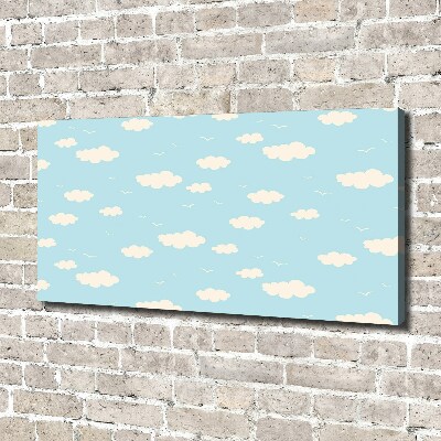 Canvas wall art Clouds