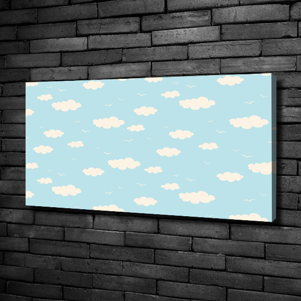 Canvas wall art Clouds