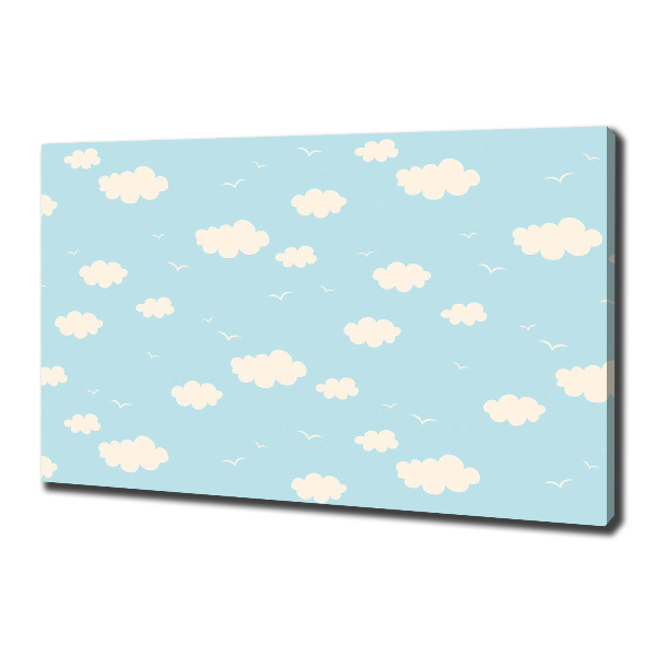 Canvas wall art Clouds