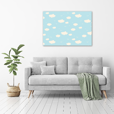 Canvas wall art Clouds