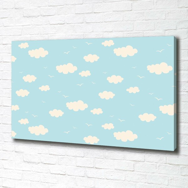 Canvas wall art Clouds