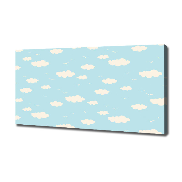 Canvas wall art Clouds