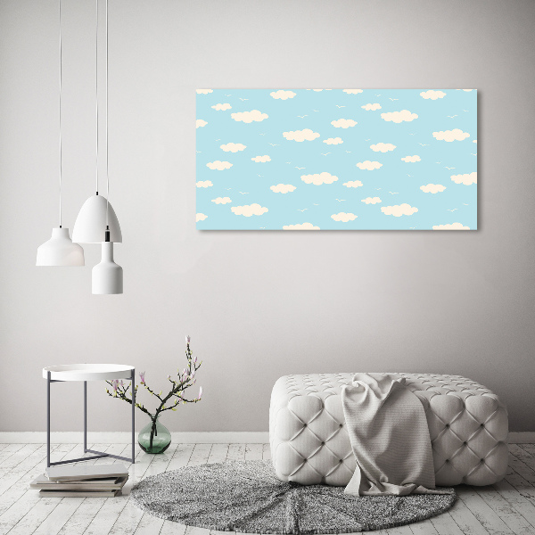 Canvas wall art Clouds