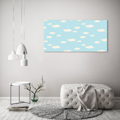 Canvas wall art Clouds