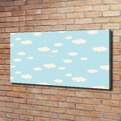 Canvas wall art Clouds