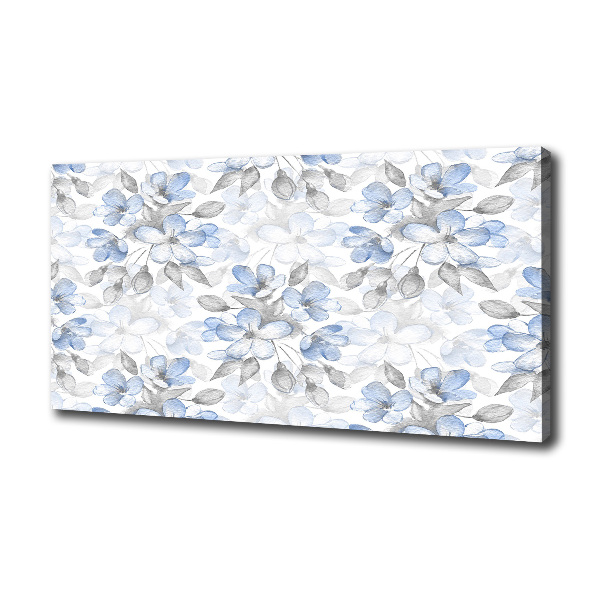 Canvas wall art Delicate flowers