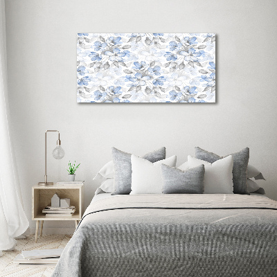 Canvas wall art Delicate flowers