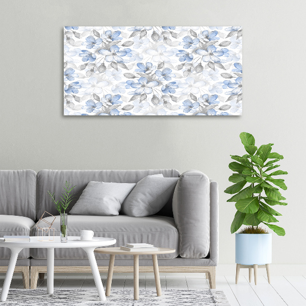 Canvas wall art Delicate flowers