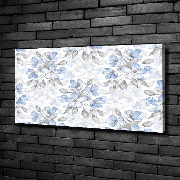 Canvas wall art Delicate flowers