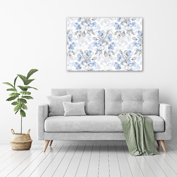 Canvas wall art Delicate flowers