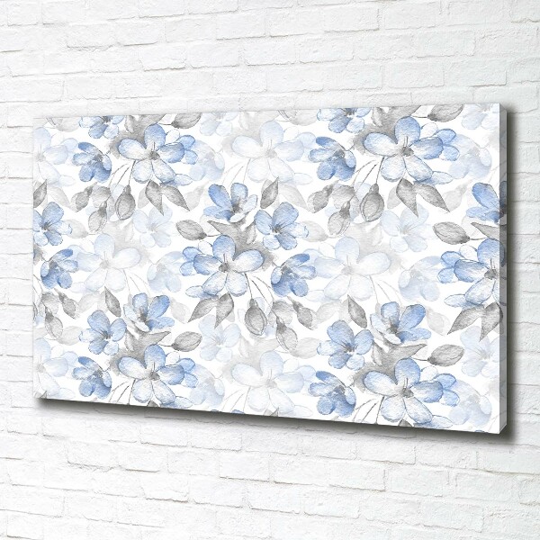 Canvas wall art Delicate flowers