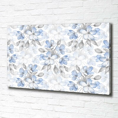 Canvas wall art Delicate flowers