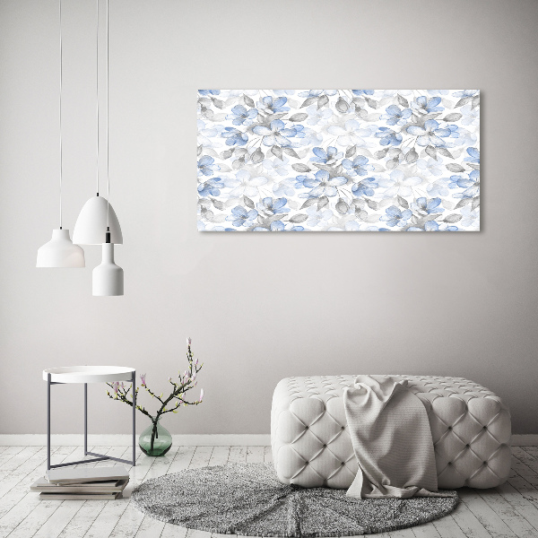 Canvas wall art Delicate flowers