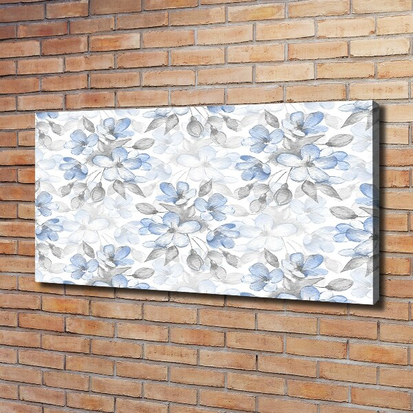 Canvas wall art Delicate flowers