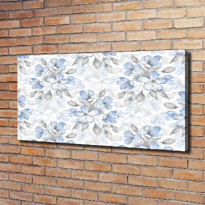 Canvas wall art Delicate flowers