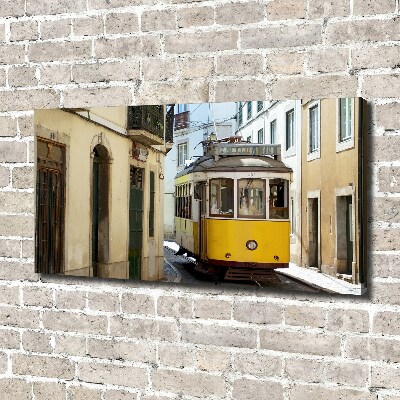 Canvas wall art Tram from Lisbon