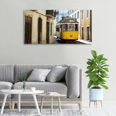 Canvas wall art Tram from Lisbon