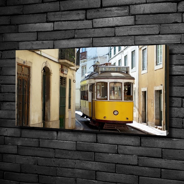 Canvas wall art Tram from Lisbon