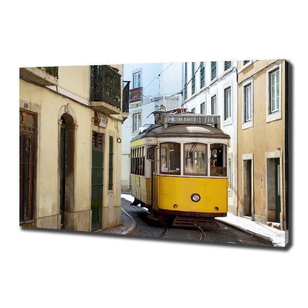 Canvas wall art Tram from Lisbon