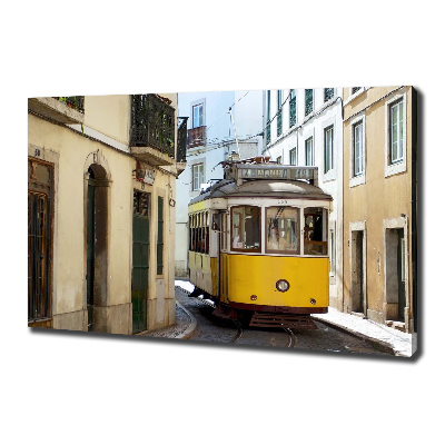 Canvas wall art Tram from Lisbon