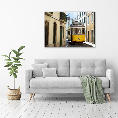 Canvas wall art Tram from Lisbon