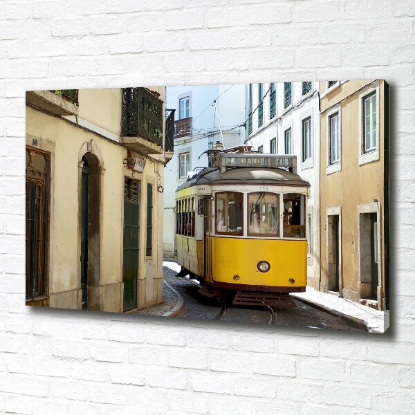 Canvas wall art Tram from Lisbon