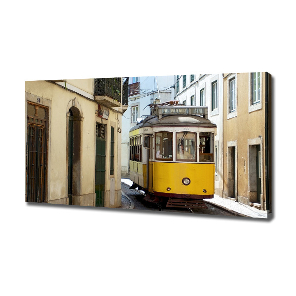 Canvas wall art Tram from Lisbon