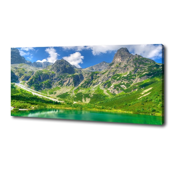 Canvas wall art Lake in the mountains