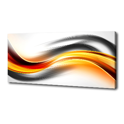 Canvas wall art Wave abstraction