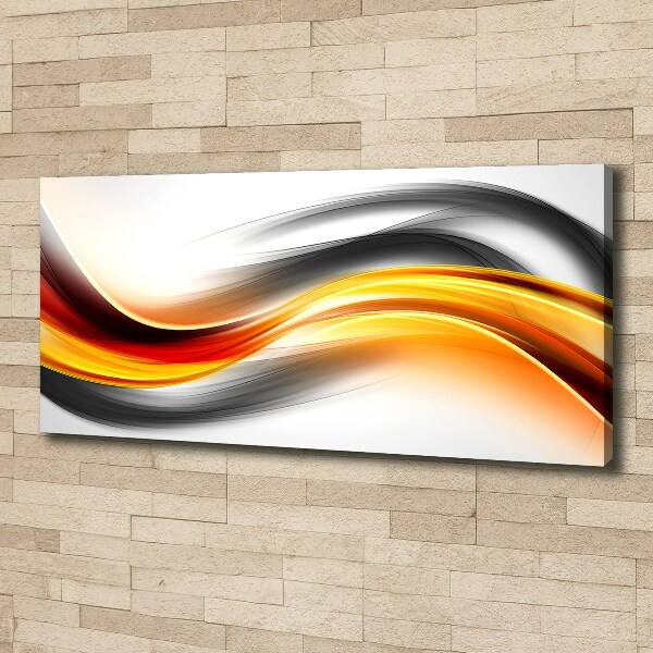 Canvas wall art Wave abstraction