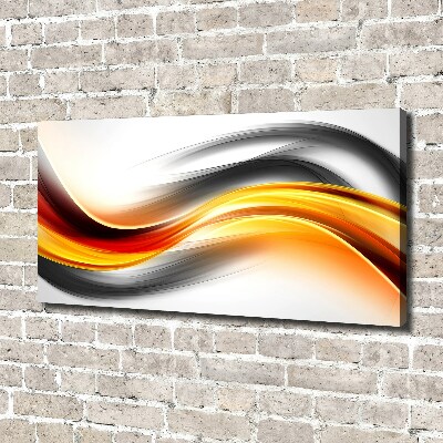 Canvas wall art Wave abstraction