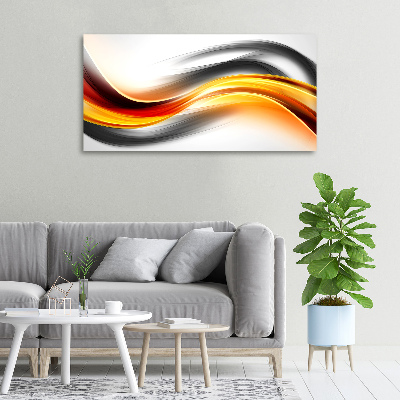 Canvas wall art Wave abstraction