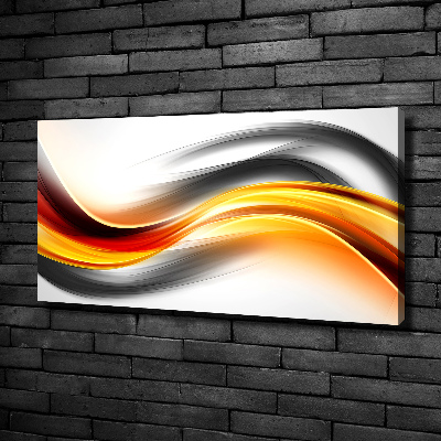 Canvas wall art Wave abstraction