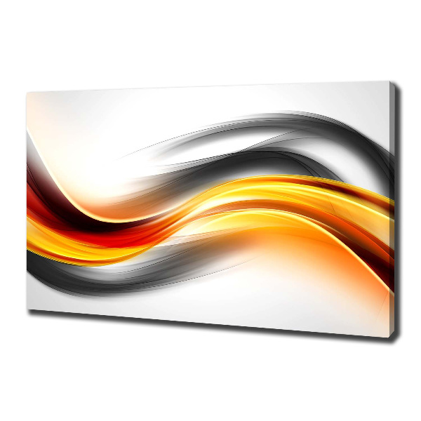 Canvas wall art Wave abstraction