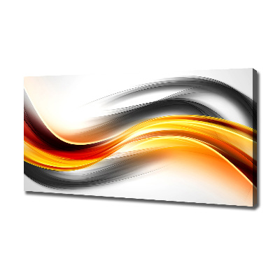 Canvas wall art Wave abstraction