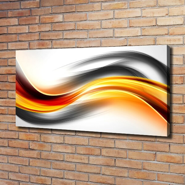 Canvas wall art Wave abstraction