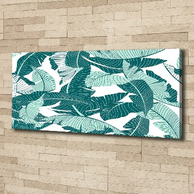 Canvas wall art Palm trees